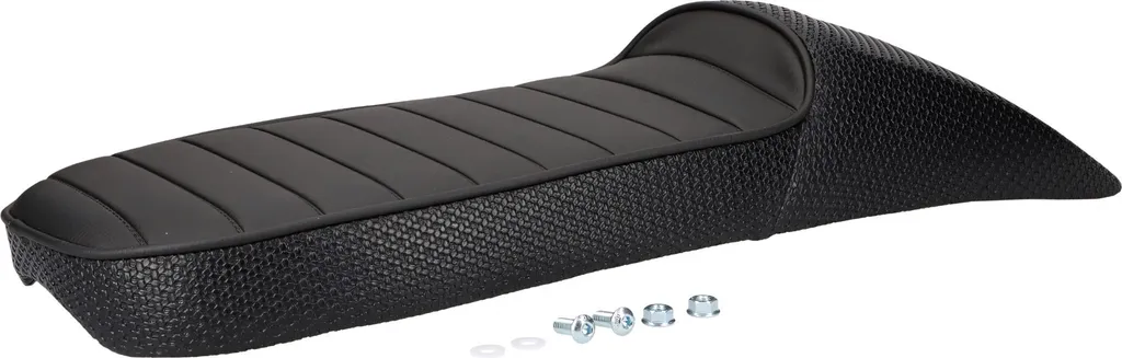 Selle BGM Longtail pour Lambretta J50 J100 J125 - Version Confort Noir