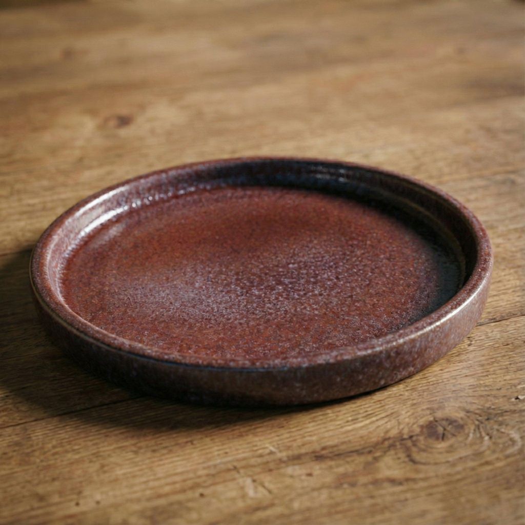 Provencelia Keramik Untersetzer Base r Lila, Ø34 x H5 cm, Produktbild 