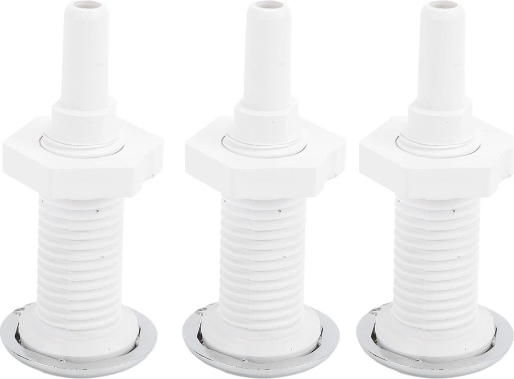 3PCS Bathtub Air Nozzle PVC 30mm Straight Spa Air Bubble Jet Nozzle Replacement für Hot Tubs Swimming Pools