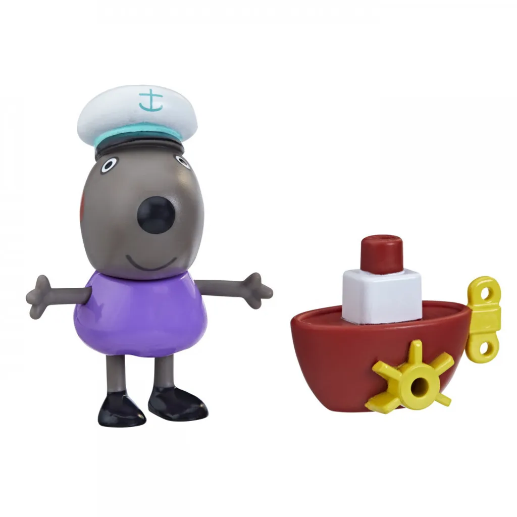 Figurine Danny le Chien Peppa Pig 7cm : Solide, Articulée et Sûre