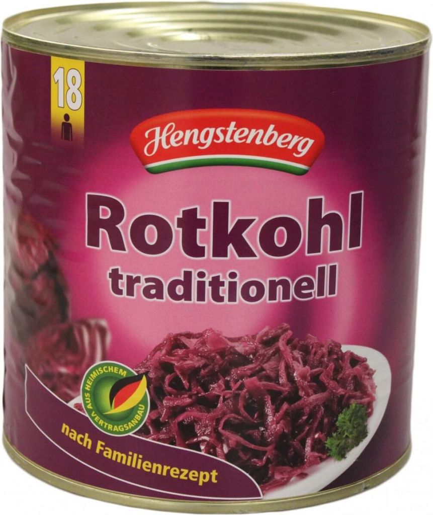 Cavolo rosso Hengstenberg classic 18 porzioni 2,4 kg Immagine del prodotto 