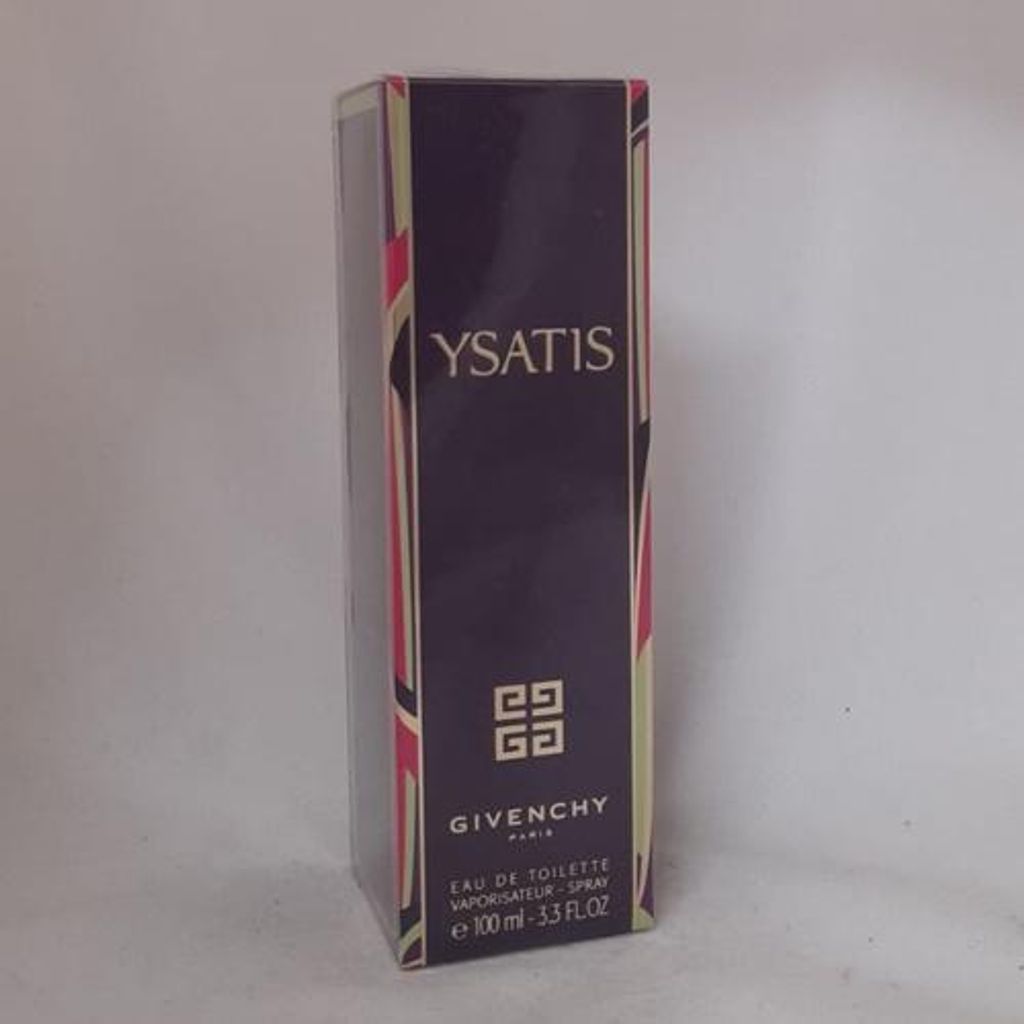A product box for Givenchy Ysatis perfume.