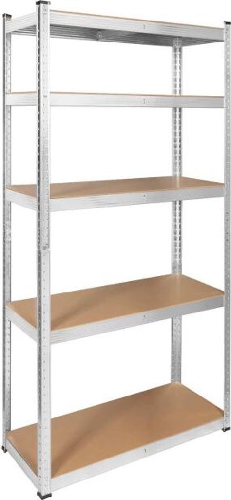 Rebel Metallregal 180x90x40cm, 5 Böden, 750kg Belastung, Produktbild 