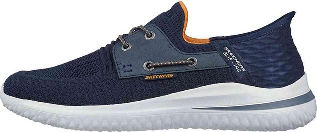 Skechers Errores de Foto 210606-NVY in Navy Knit / Image du produit 