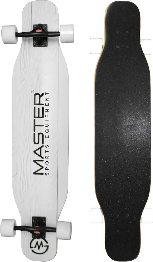 Longboard MASTER 42 de style dansant avec plateau en bois blanc pur