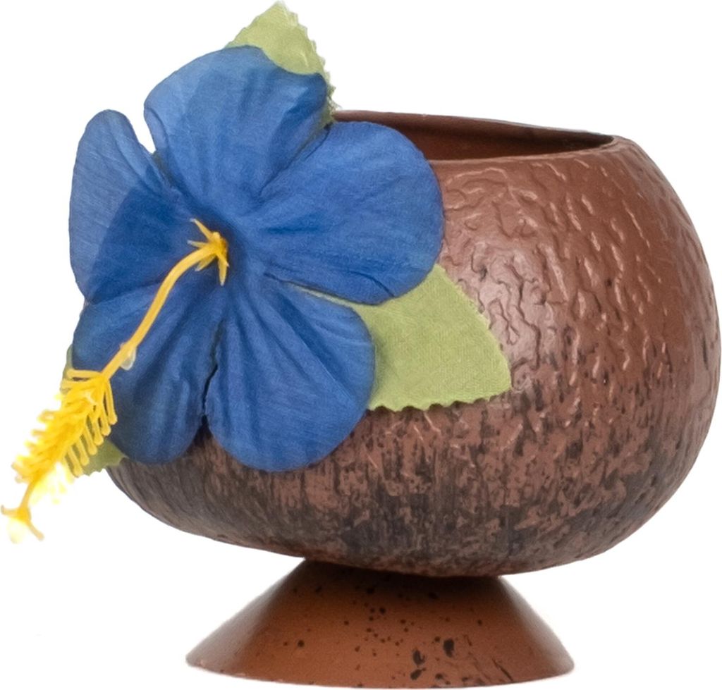 Kokosnuss-Becher Hawaii-Becher braun - Einheitsgröße