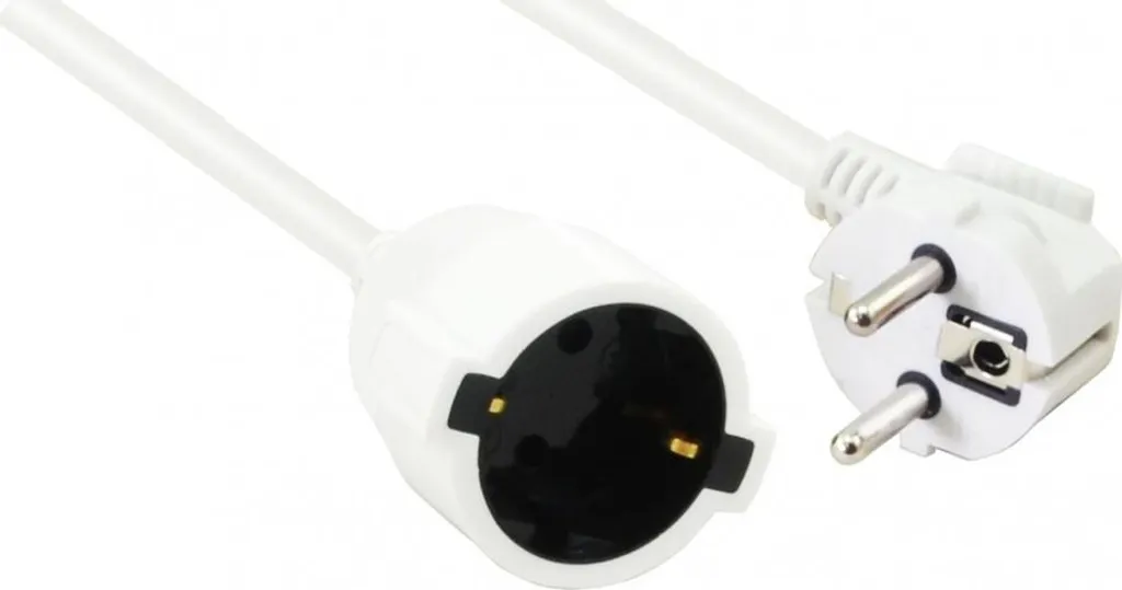 Helos 262880 Cavo di Prolunga 20m Bianco 3 Poli | E-Shop Elettricità