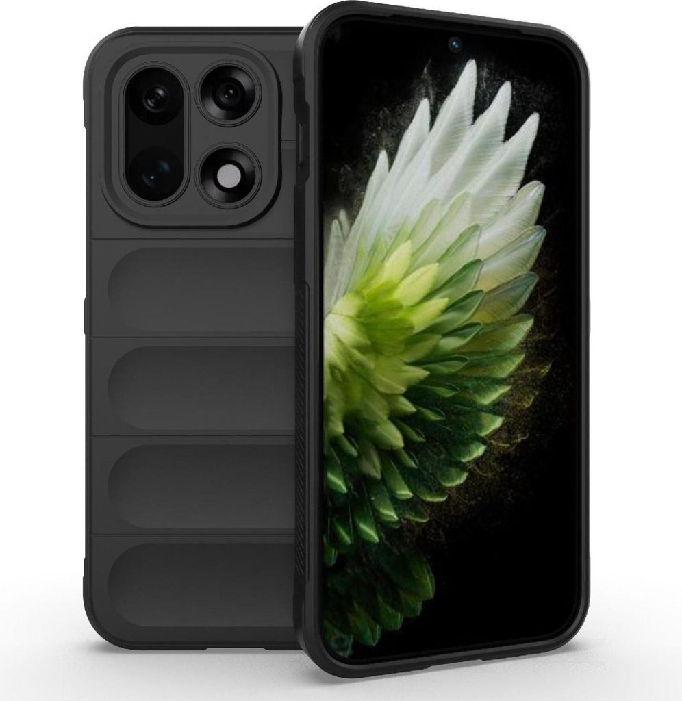 Mobigear Bumpy OnePlus 15 Hülle Flexibles TPU Backcover - Schwarz