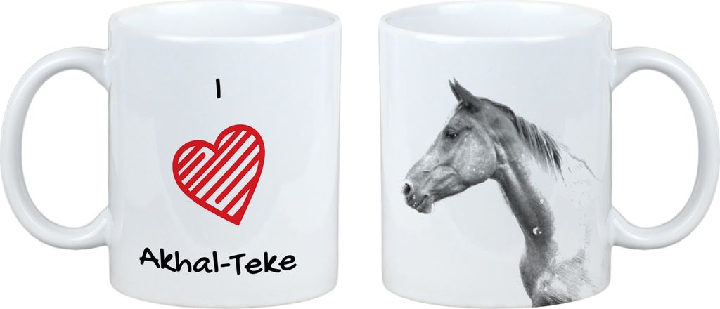 Akhal-Teke - Tasse mit Pferd, niedliche Tasse mit Grafik, Geschenk mit Ihrem Foto von der Marke Art-Dog