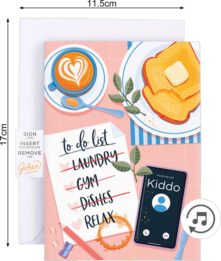 Musikalische Grußkarte „Endless Mother Love Singing“ mit Spezialpapier, faltbare Überraschungskarte, Grußkarte mit glatter Oberfläche