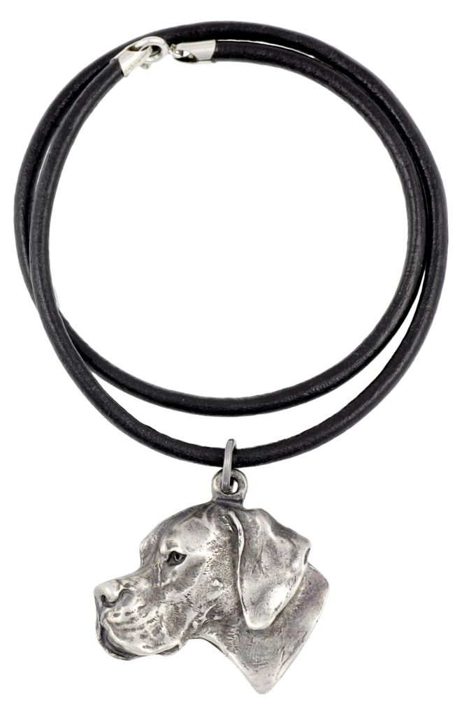 English Pointer, Englischer Pointer I - Halskette mit Hund, versilberter Anhänger für Hundefans, einzigartiger Schmuck der Marke Art-Dog