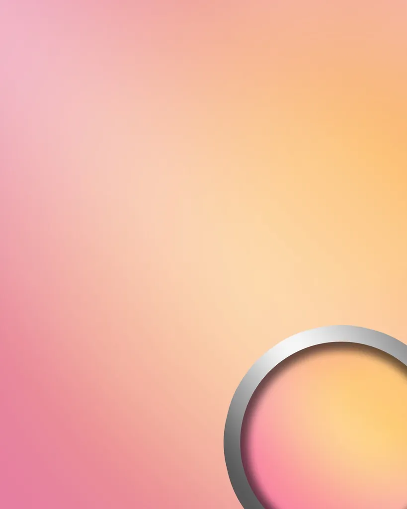 Panneau Déco Miroir Rose Orange WallFace 18442 Auto-adhésif 2,60 m2