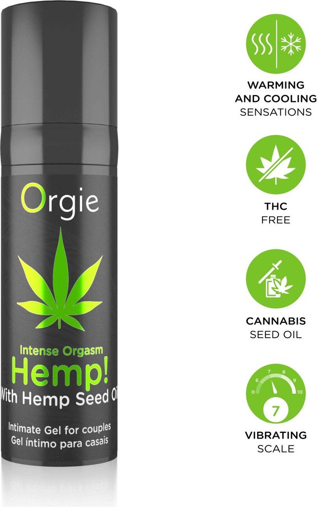 Orgien - Hanf! - Intensiver Orgasmus 15 ml Gleitgele