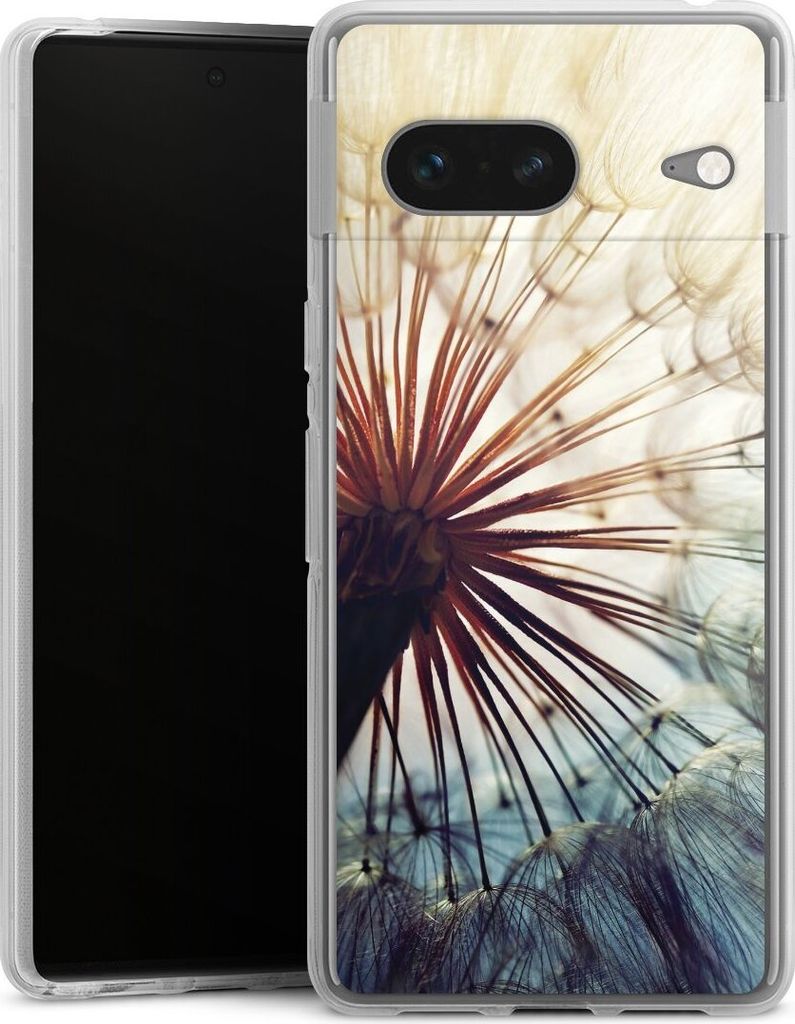 DeinDesign Handyhülle für Google Pixel 7 Silikon Hülle Case Smartphone Schutzhülle Blumen Fotografie Pusteblume