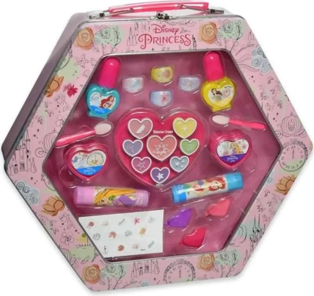 Set de Maquillage Disney Princess Royal Lavable à l'Eau avec Miroir