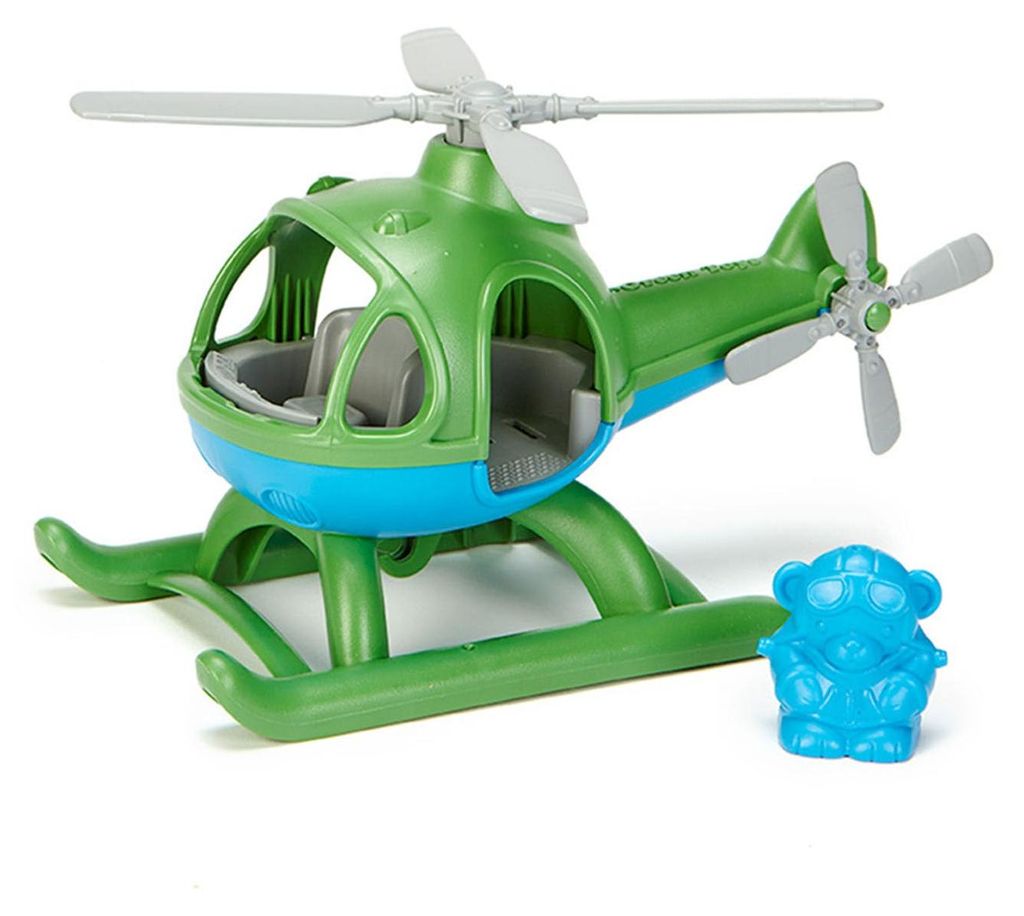 Green Toys Hubschrauber grün recycelt Produktbild 
