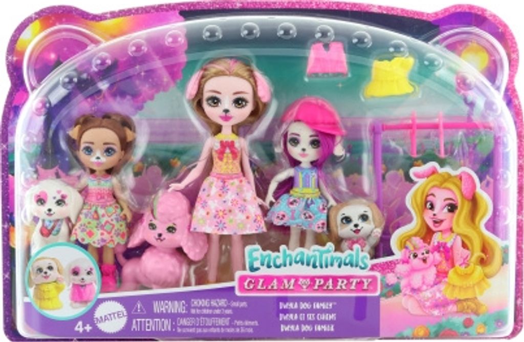 Enchantimals Glam Party HNV26, Lalka modowa, Damski, 4 Zdjęcie produktu 