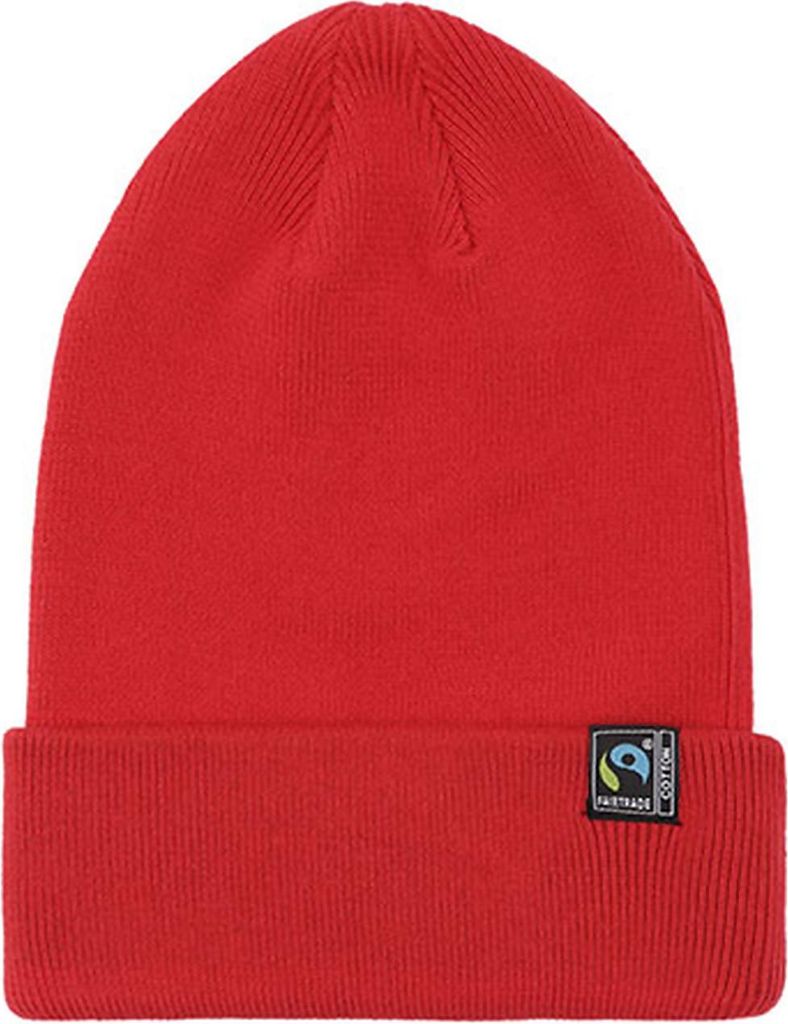 Neutral O93055 | Classic Beanie - 100 % gekämmte Baumwolle - Farbe: Red - Größe: One Size