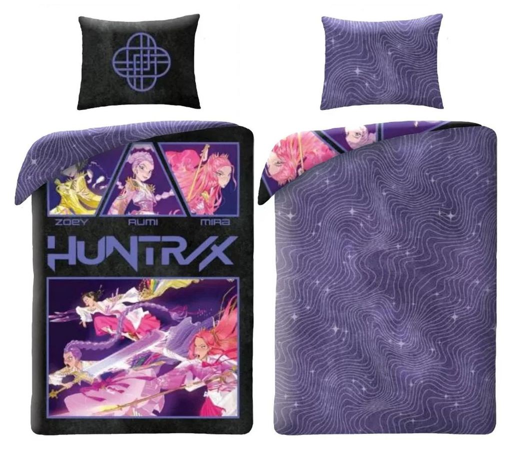Biancheria da letto a tema "Demon Hunters" del K-pop, Immagine del prodotto 