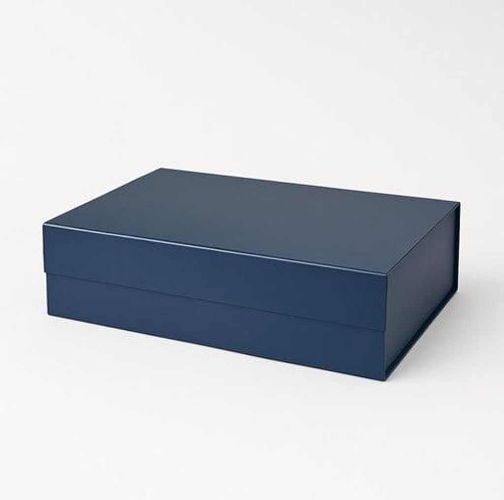 Magnetische Geschenkbox, dunkelblau, 440 x 320 x 120 mm (Außenmaße) A3