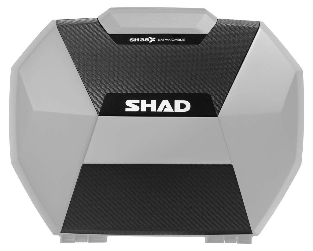Abdeckung für SHAD SH38X Seitenkoffer Carbon-Look