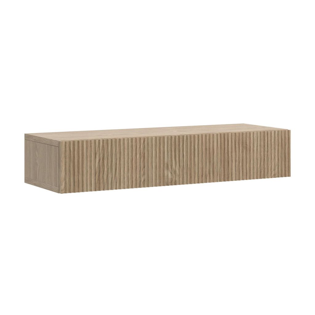 Selsey Nolie - Hängekonsole mit Schublade, Eichenholzoptik, Produktbild 