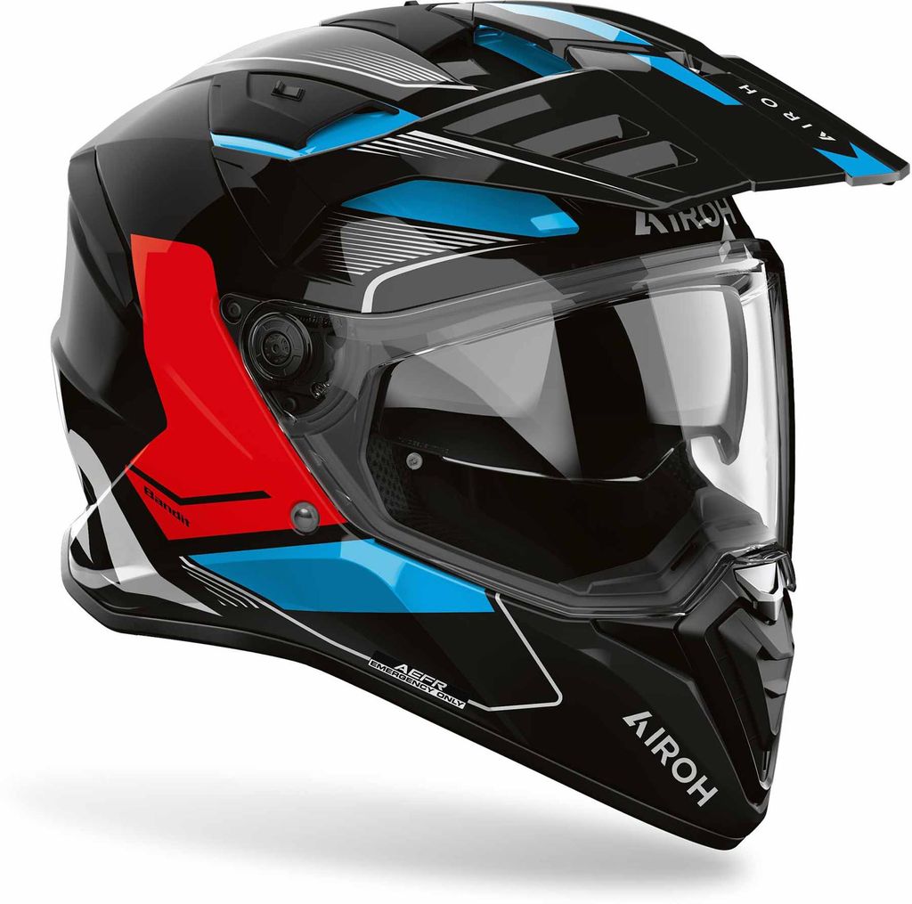 Airoh Bandit Tune Enduro Helm, schwarz/blau/rot, L (59/60)