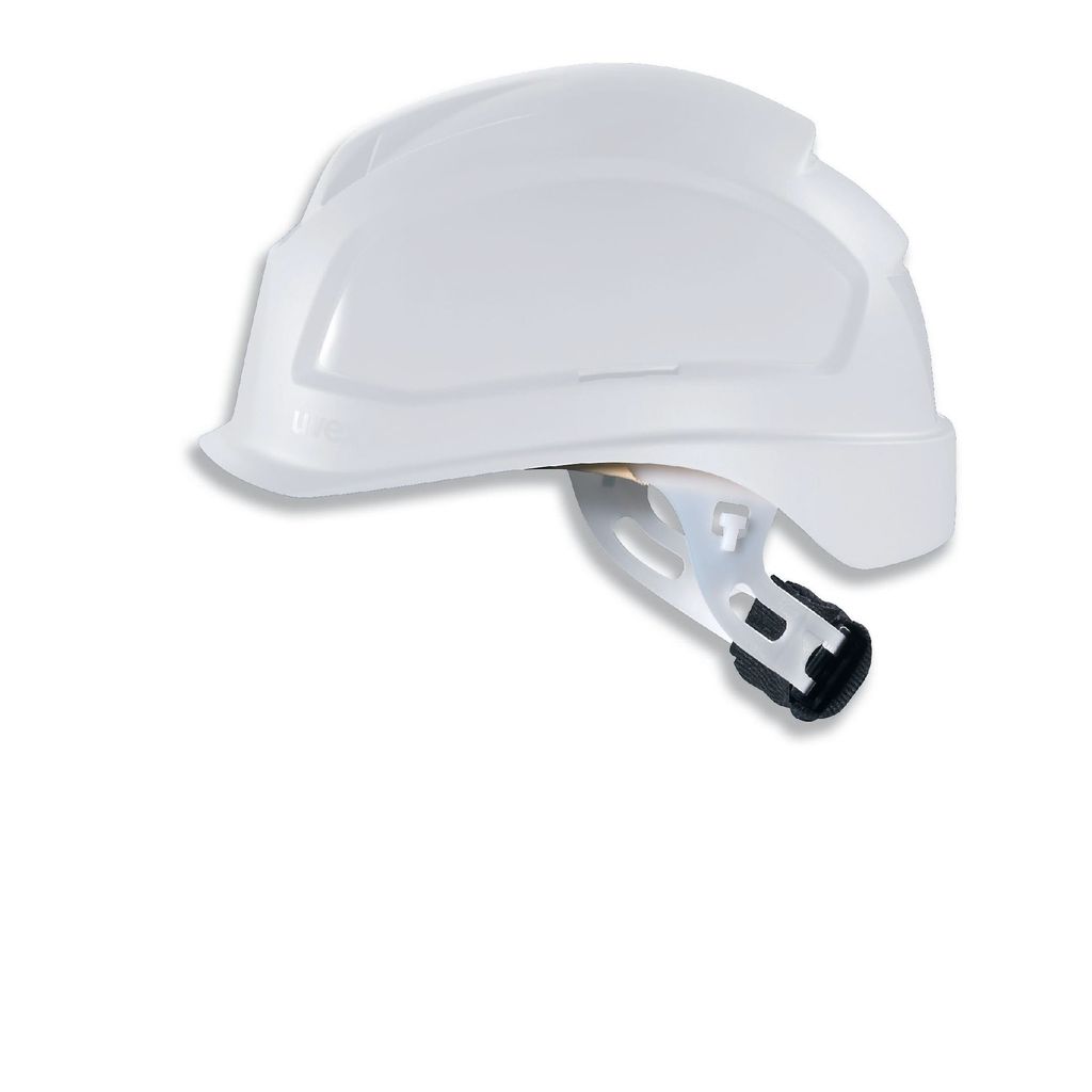 uvex pheos E-S-WR Schutzhelm kurzer Schirm weiß
