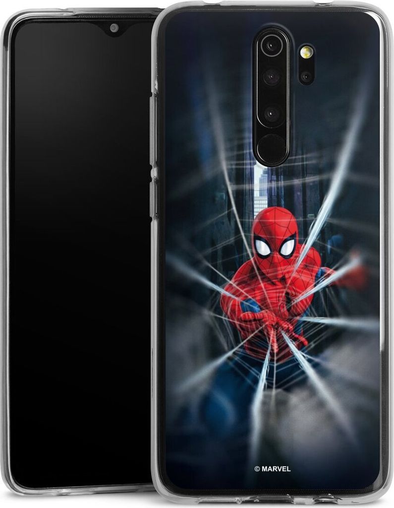 DeinDesign Handyhülle für Xiaomi Redmi Note 8 Pro Silikon Hülle Case Smartphone Schutzhülle Kinofilm Marvel Spider-Man