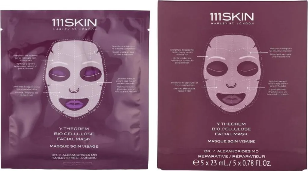5 pezzi x 23ml 111SKIN Y Teorema Bio Cellulosa Maschera viso Set