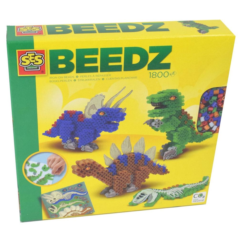SES Creative Beedz Eisenperlen - Dinosaurier
