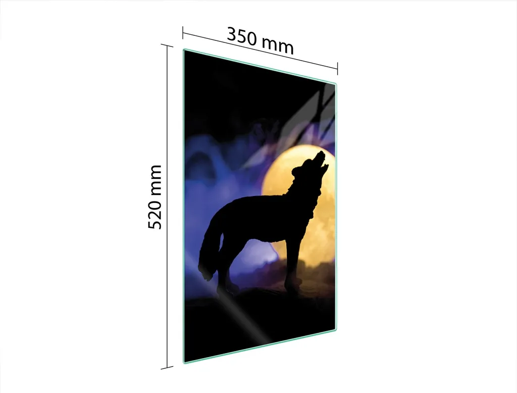 Tagliere in vetro 35x52 Wolf