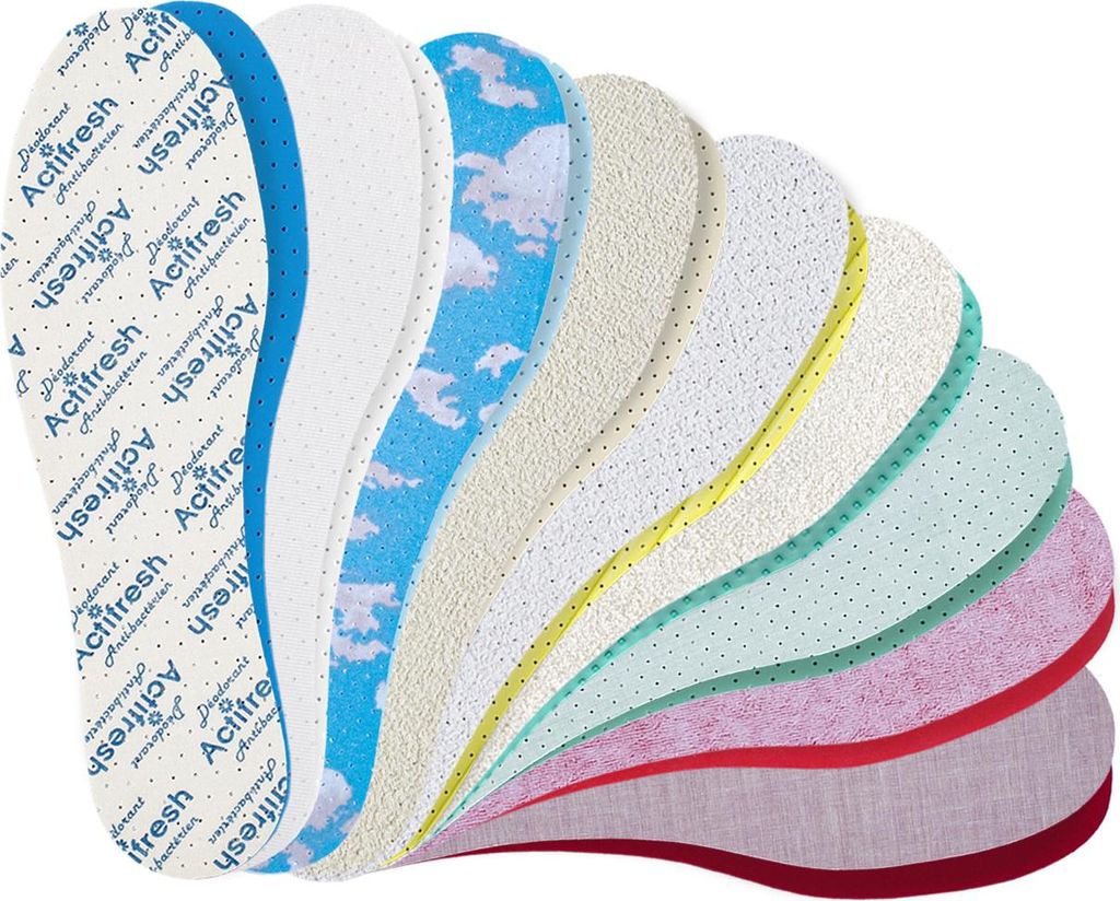 Bequeme ausgeschnittene Schuheinlagen - Set mit 9 Paaren Produktbild 