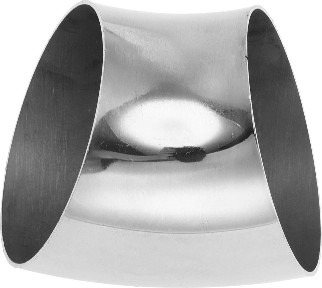 45 Grad Bogenbogen Ellenbogen Auto Modifizierte Auspuffrohrleitung Rohrleitung 3,5" Zoll OD Dicke 1,5mm/16GA 89x115x1,5mm 304 Edelstahl Silberton