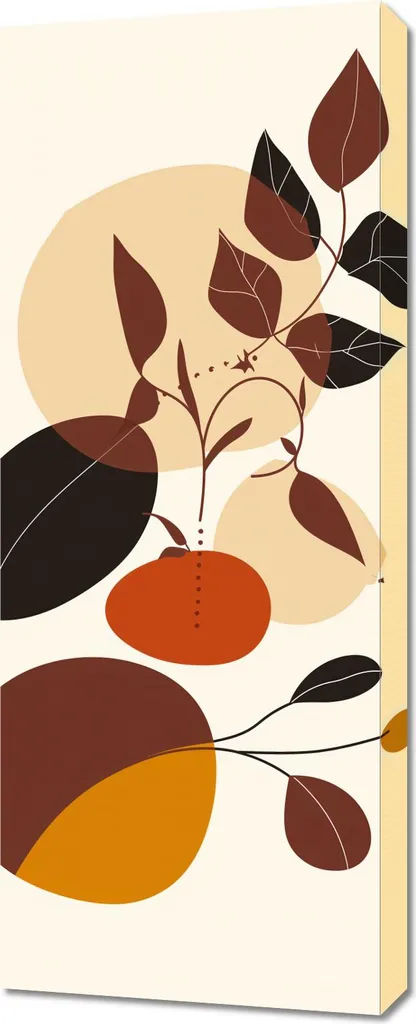 Image 40x100 cm Ambiance Automnale - Réchauffez votre Décoration Murale