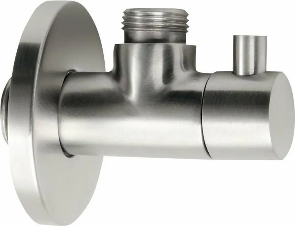 Sapho Minimal MI058S Valvola ad Angolo Inox 1/2"x3/8" - Acciaio Puro