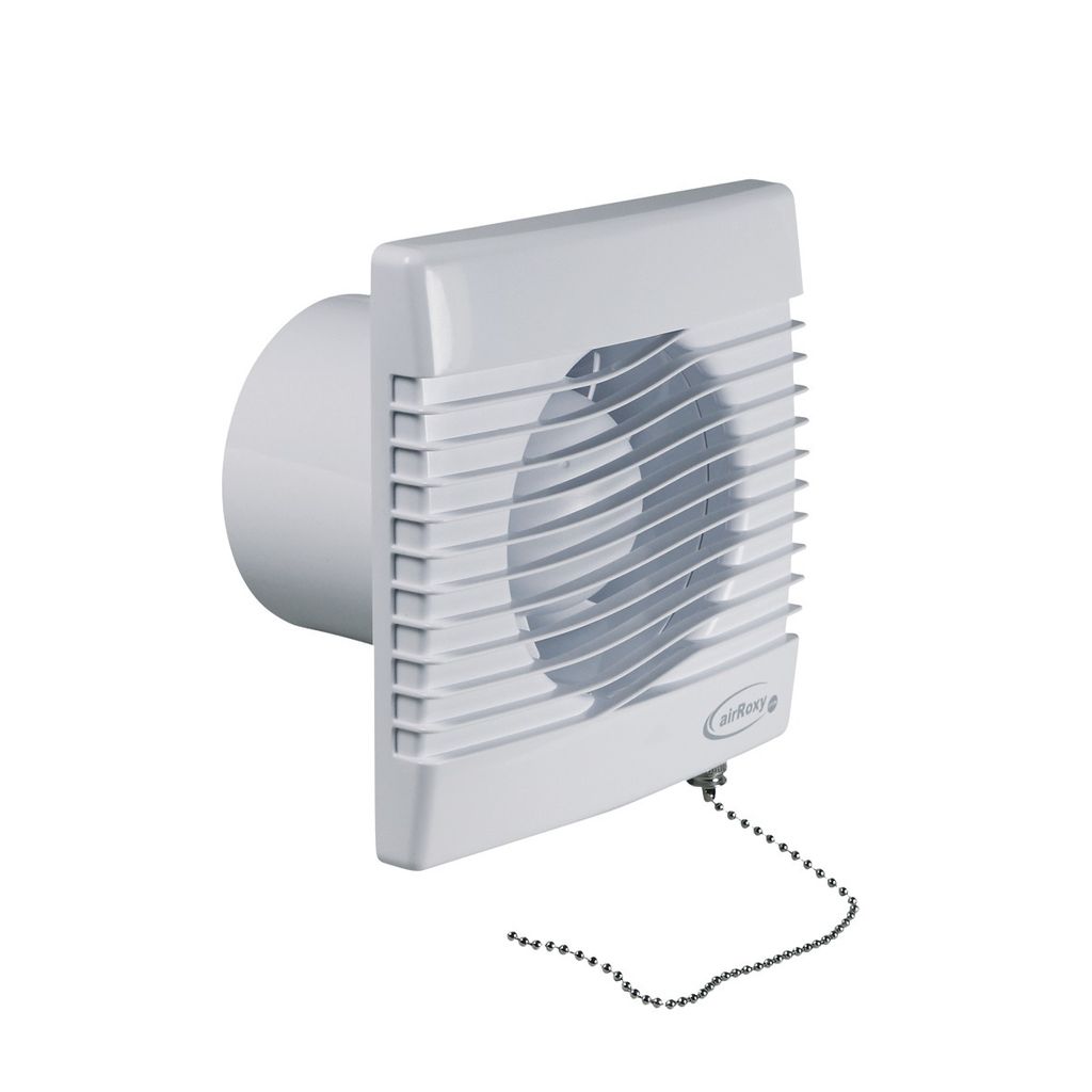 Abluft Ventilator Lüfter 150er Wandventilator mit Hygrostat Feuchte Küche WC 