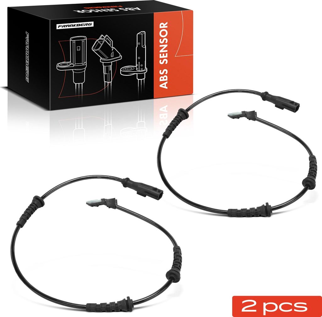Frankberg 2x ABS Sensor Vorne für Dacia Logan Express MCV Pick-up Sandero Renault Clio III Grandtour