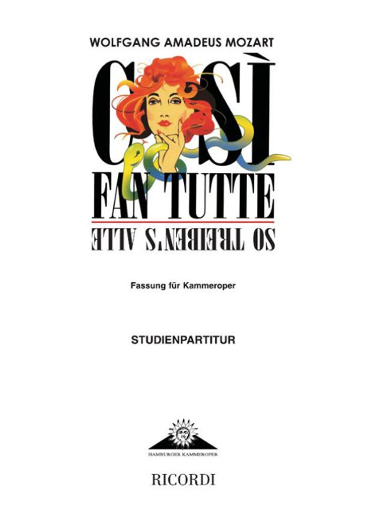 Così fan tutte (So treiben's alle) Studienpartitur