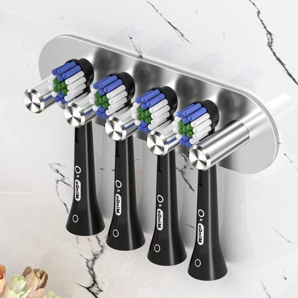 Porte-brosse à dents adhésif en acier inox 304, résistant à l'humidité