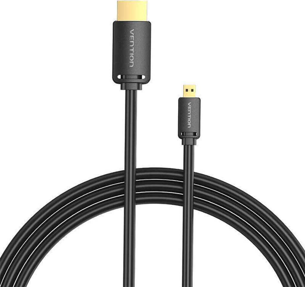 Vention Kabel Micro HDMI 2.0 4K AGIBF/ HDMI Male - - Micro HDMI Male/ 1m/ Schwarz