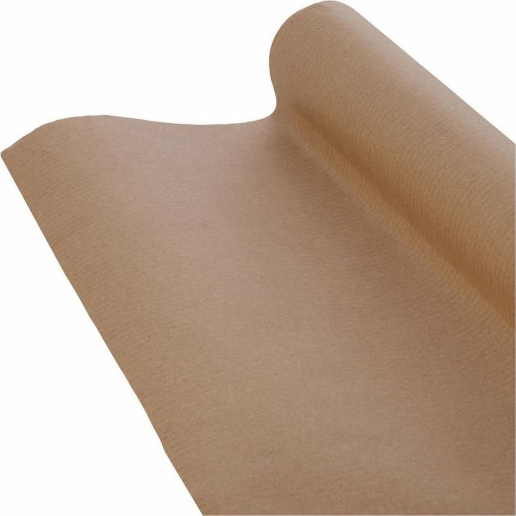 Benza - Geschenkpapier - braunes Kraftpapier - 70 cm x 5 Meter pro Rolle – 2 Rollen