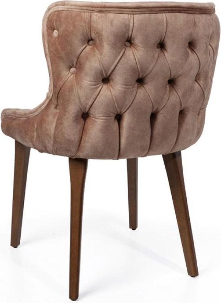Esszimmer Stuhl 1 Sitzer Sessel Holz Luxus Modern Möbel Design Lehnstuhl Holz