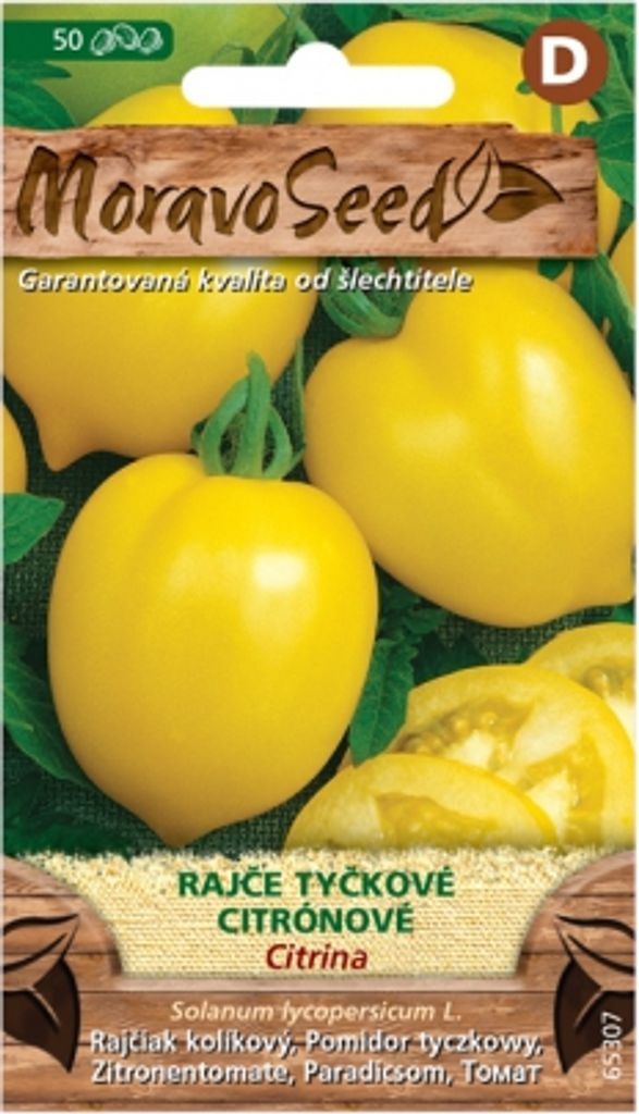 Pomidory cytrynowe CITRINA, żółte 65307 Zdjęcie produktu 