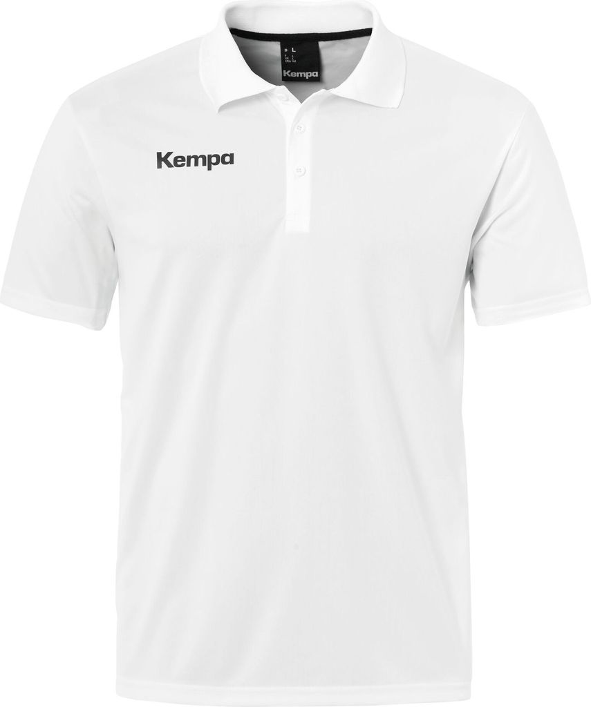 Kempa Handball Polyester Poloshirt Herren weiß XXXL