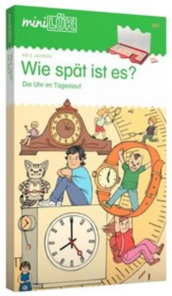 Lecture de l'heure difficile ? Découvrez le set miniLÜK interactif