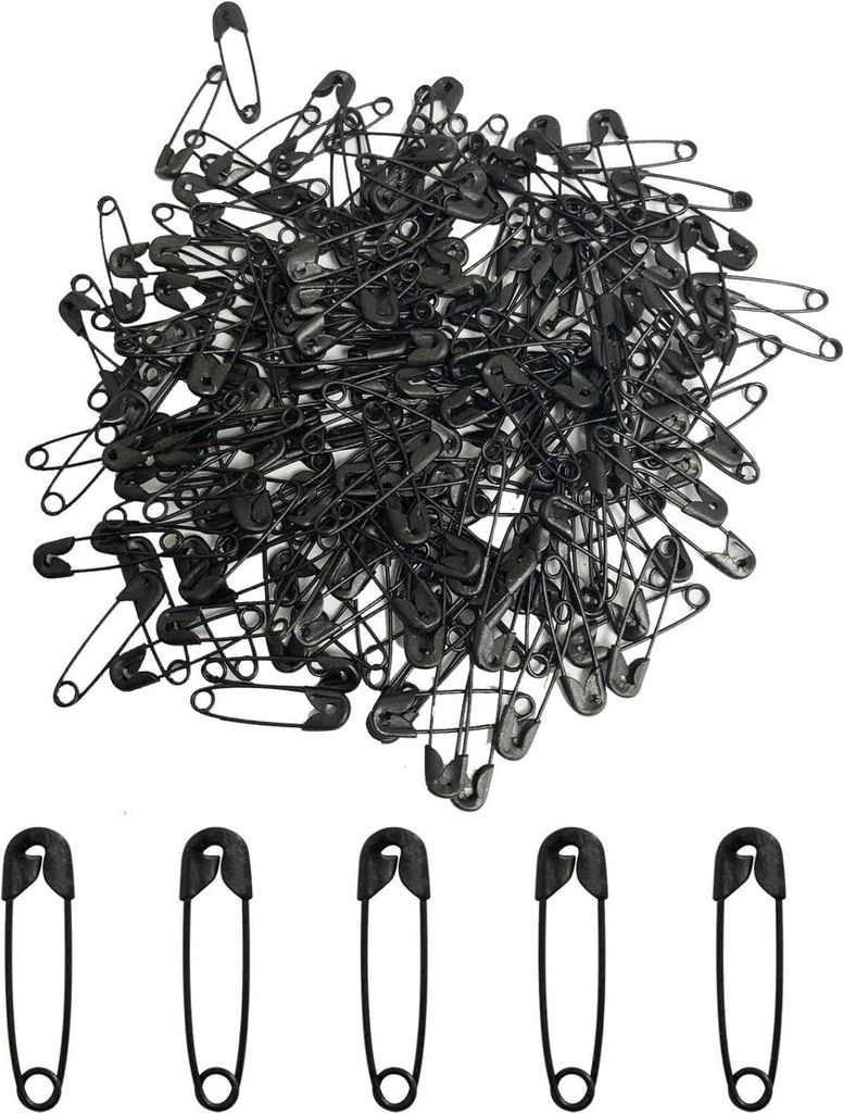 Sicherheitsnadeln, Mini Sicherheitsnadeln für Kleidung Metall Sicherheitsnadel für Kleidung Nähen Basteln Schmuckherstellung