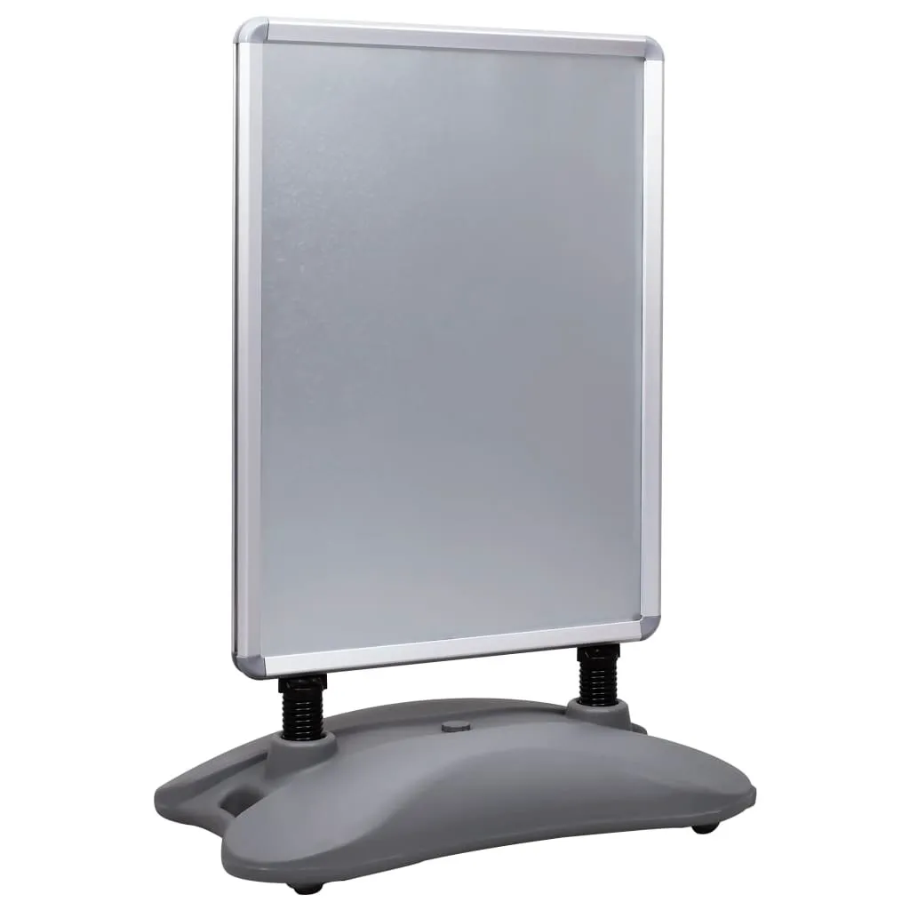 Cadre d'affichage A1 VidaXL en aluminium gris étanche pour poster