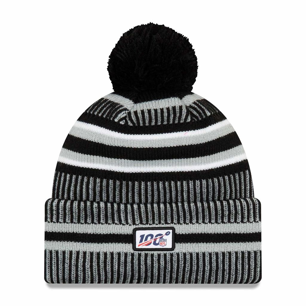 Bonnet NFL Raiders - Gris Et Noir - Homme - Taille Unique - Neuf Avec étiquettes