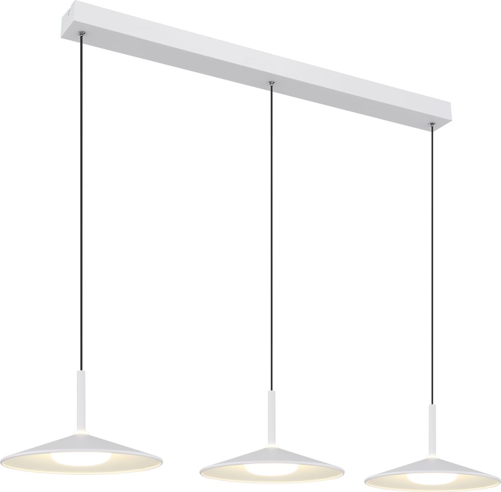 Globo Lighting Hängeleuchte Metall weiß matt, LED Produktbild 